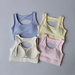 beautiful back sports bra high-intensity training shock-proof yoga vest