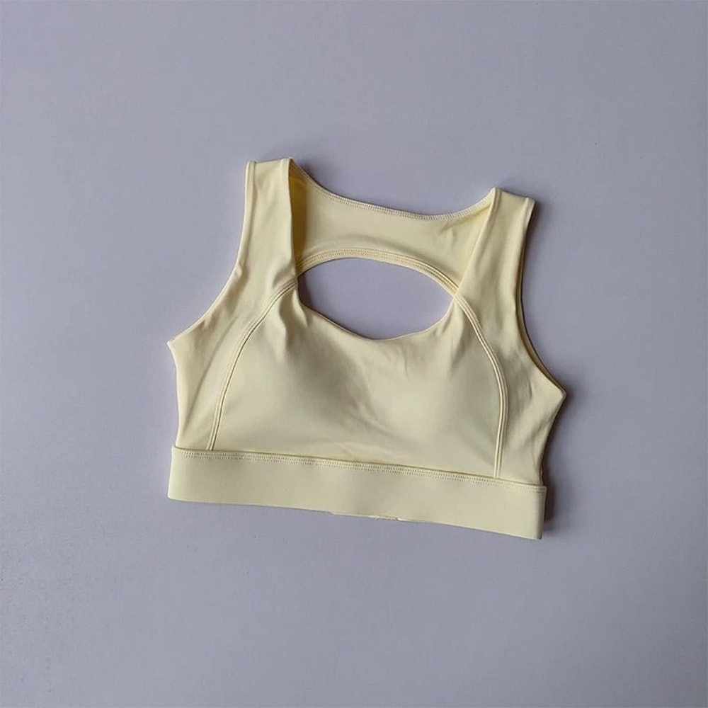 Beautiful Back Sports Bra HighIntensity Training Shockproof Yoga Vest 4
