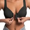 Womens Front Closure WireFree Full Coverage Bra For AllDay Comfort 0