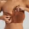Womens Plus Size Strapless Front Closure Bandeau Bra 0