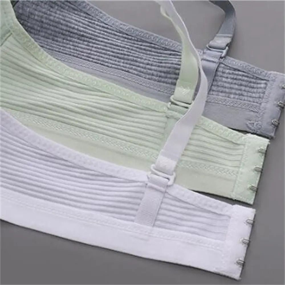 New Simple Cotton Student Bra Underwear Comfortable Sleep Sports Vest 3