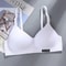 FallSweet Cotton Wireless Bra Seamless VShaped Gathering Underwear 10
