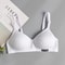 FallSweet Cotton Wireless Bra Seamless VShaped Gathering Underwear 6