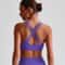 Solid Color Cross Back HighStrength Fitness Bra Comprehensive Training Sport Top 5