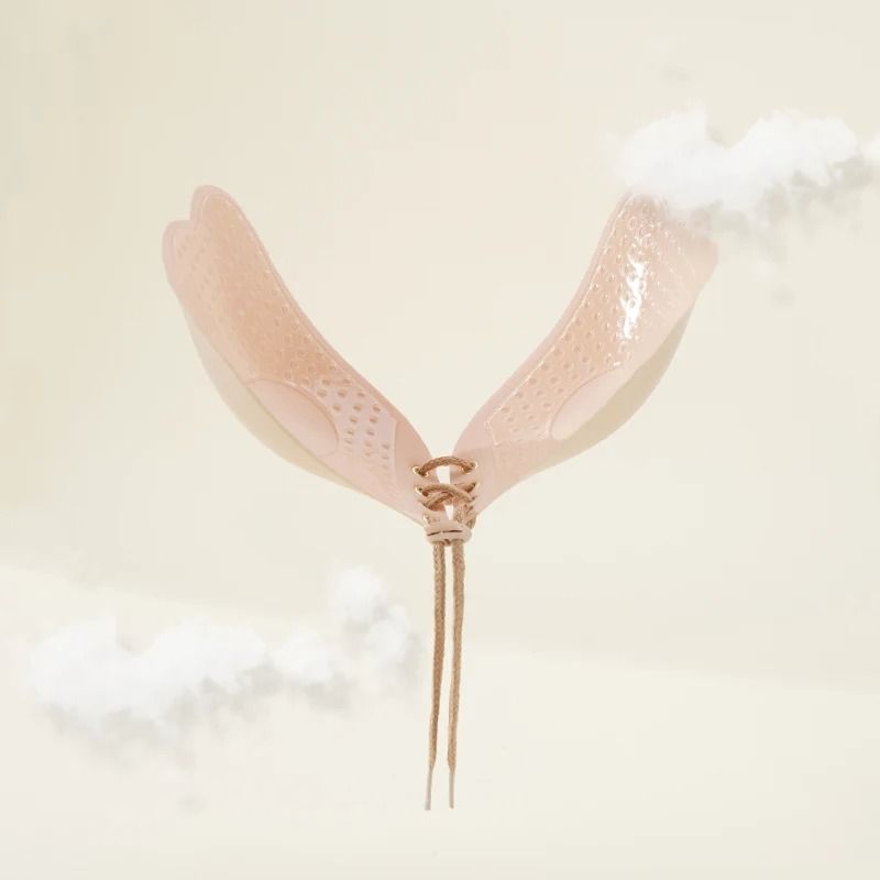 Seamless SelfAdhesive Fly Bra Strapless Invisible Silicone Push Up 2