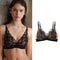 SUJIIN Sexy Push Up Lace Bra French Wireless Deep V Plunge Lingerie 7