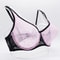 Womens Lace Embroidery Underwire Bra Sexy Hollow Out Lingerie Tops 9
