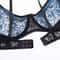 Womens Lace Embroidery Underwire Bra Sexy Hollow Out Lingerie Tops 5