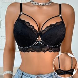 women's sexy lace bra | underwire push-up & anti-sagging support