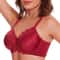 Sheroine Underwire Minimizer Bra Full Coverage Floral Lace Everyday Comfort 1