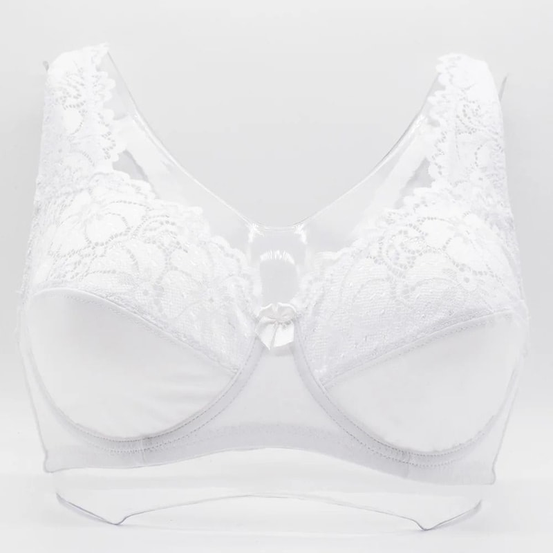 Sexy Embroidery Floral Lace Bra Plus Size Underwire Plunge Brassiere 7