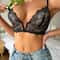 Women Sexy Lace VNeck Bra With Steel Ring Push Up Full Coverage Lingerie 2