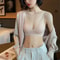 Seamless HighGrade Wireless PushUp Bra Thin Breathable Soft Support Lingerie 8