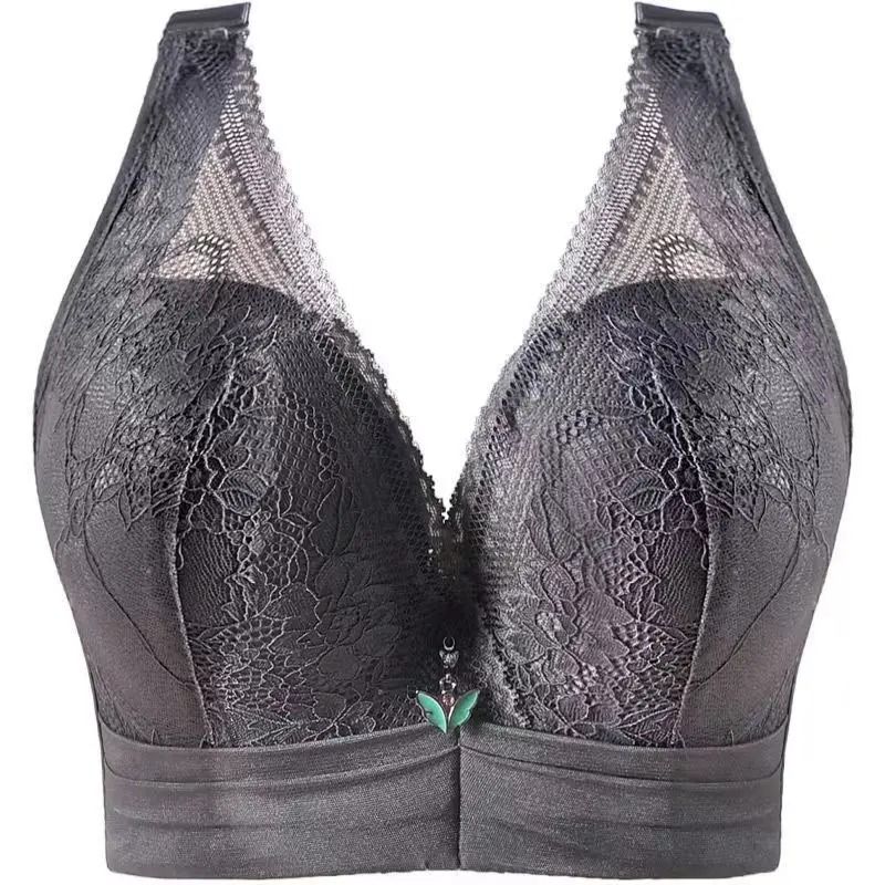 Womens Large Size AntiSagging Underwear Steel Ring Shaping Bra 5