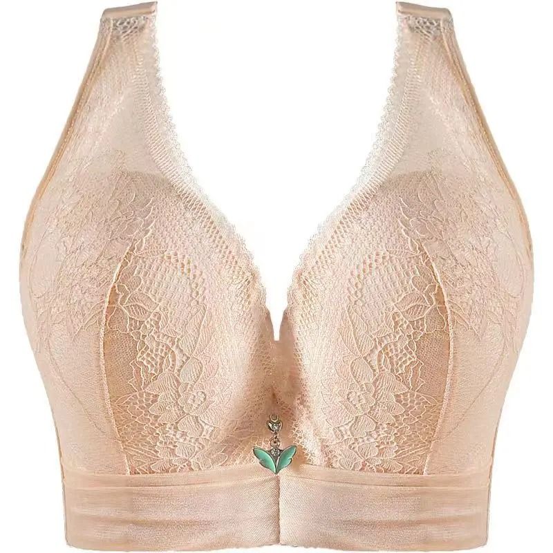 Womens Large Size AntiSagging Underwear Steel Ring Shaping Bra 6