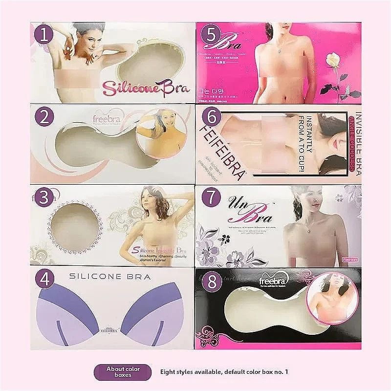 Silicone Invisible Push Up Strapless Bra Stealth Backless Breast Enhancer 3