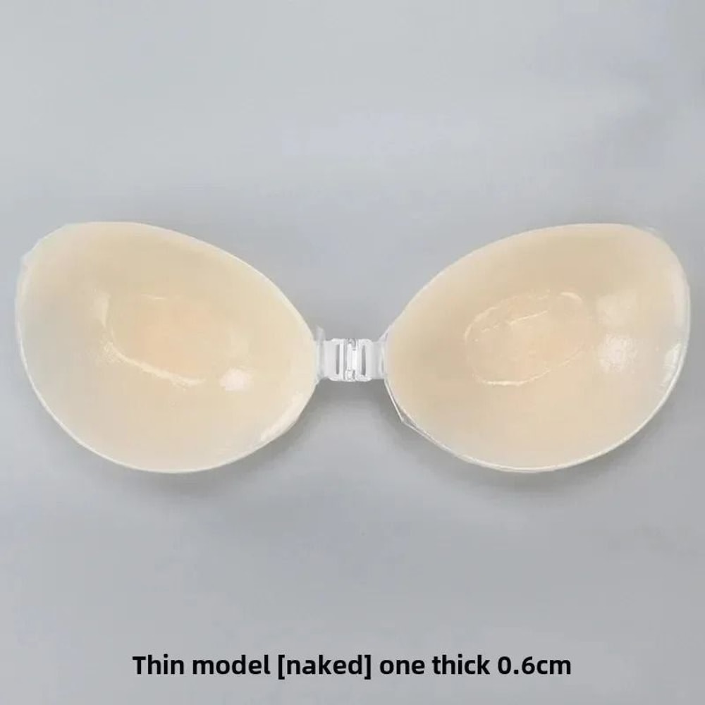 Silicone Invisible Push Up Strapless Bra Stealth Backless Breast Enhancer 5