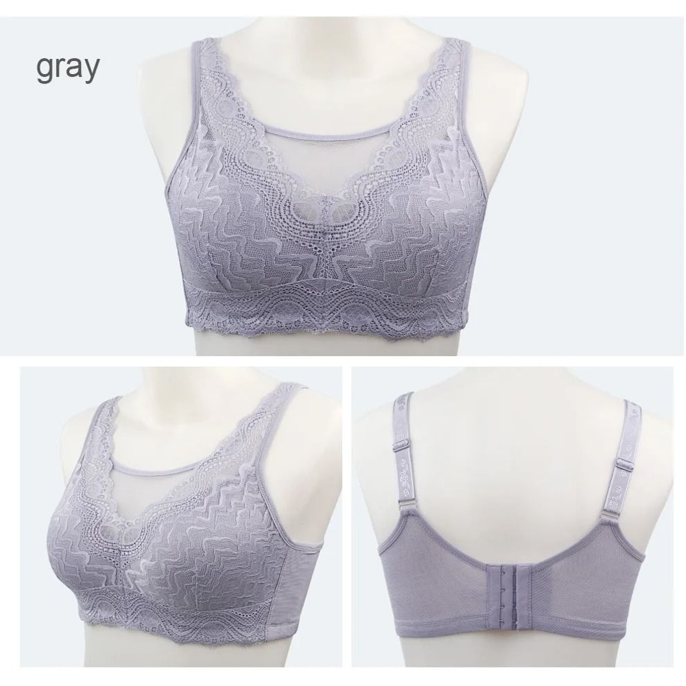 New Breast Surgery Lace PostMastectomy Bra Silicone Padded Wireless 6