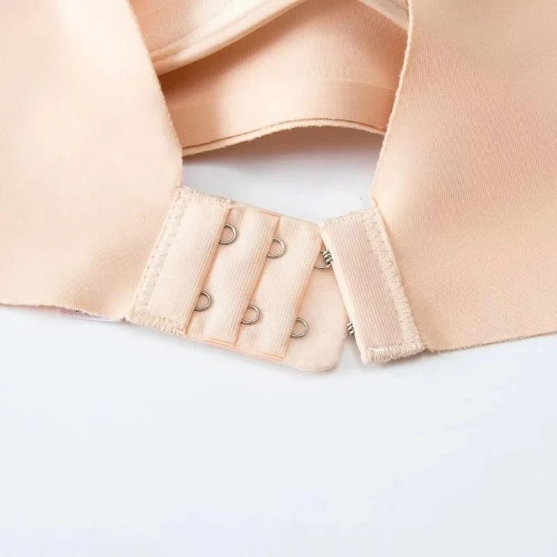 Japanese Style Seamless Push Up Comfort Wireless Bra Glossy Bralette 5