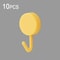 Self Adhesive Strong Wall Hooks For Coat Bag Kitchen Towel Hanger 8