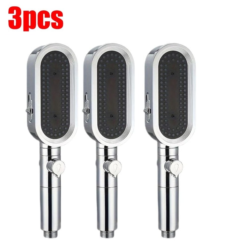 3 Modes Powerful Handheld Shower Head AntiClogging And AntiLimescale Flexible Bath Head 13