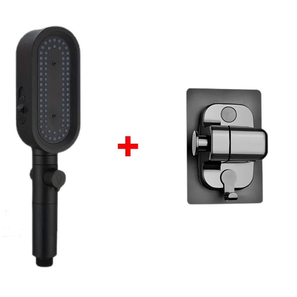 3 Modes Powerful Handheld Shower Head AntiClogging And AntiLimescale Flexible Bath Head 17