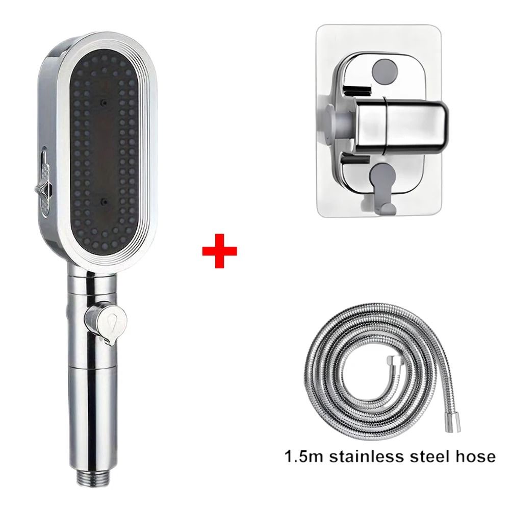 3 Modes Powerful Handheld Shower Head AntiClogging And AntiLimescale Flexible Bath Head 22