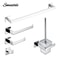 Smesiteli Bathroom Hardware Set Silver WC Accessories 0