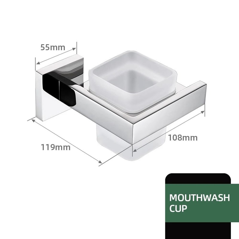 Smesiteli Bathroom Hardware Set Silver WC Accessories 16