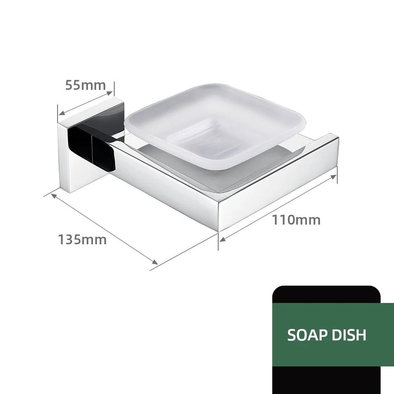 Smesiteli Bathroom Hardware Set Silver WC Accessories 19