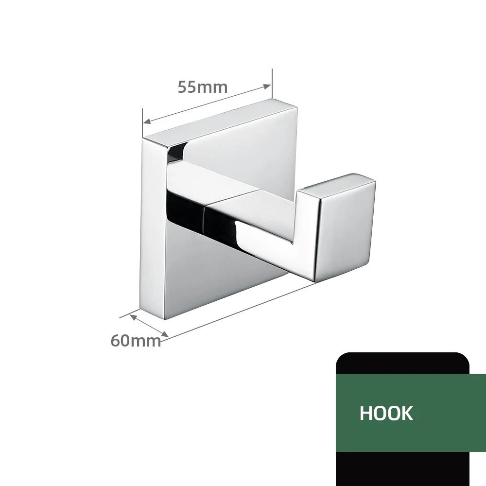 Smesiteli Bathroom Hardware Set Silver WC Accessories 7
