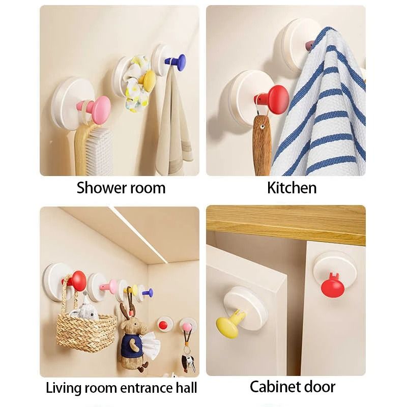 Clothes Hook Adhesive Wall Hanger For Bathroom And Kitchen 3
