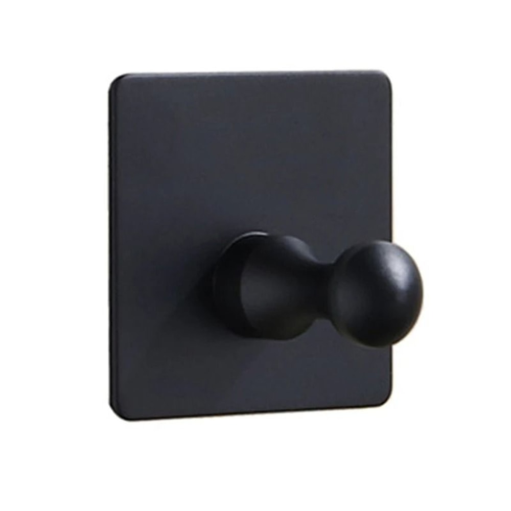 Aluminum Alloy Robe Hook Self Adhesive Rustproof Wall Coat Rack 14