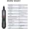 Worx 4V Mini Electrical Screwdriver Set Smart Cordless USB Rechargeable Hand Drill 8