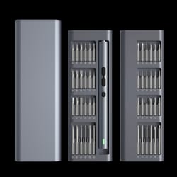 electric precision screwdriver set 62 in 1 rechargeable mini power tool kit with s2 magnetic bits