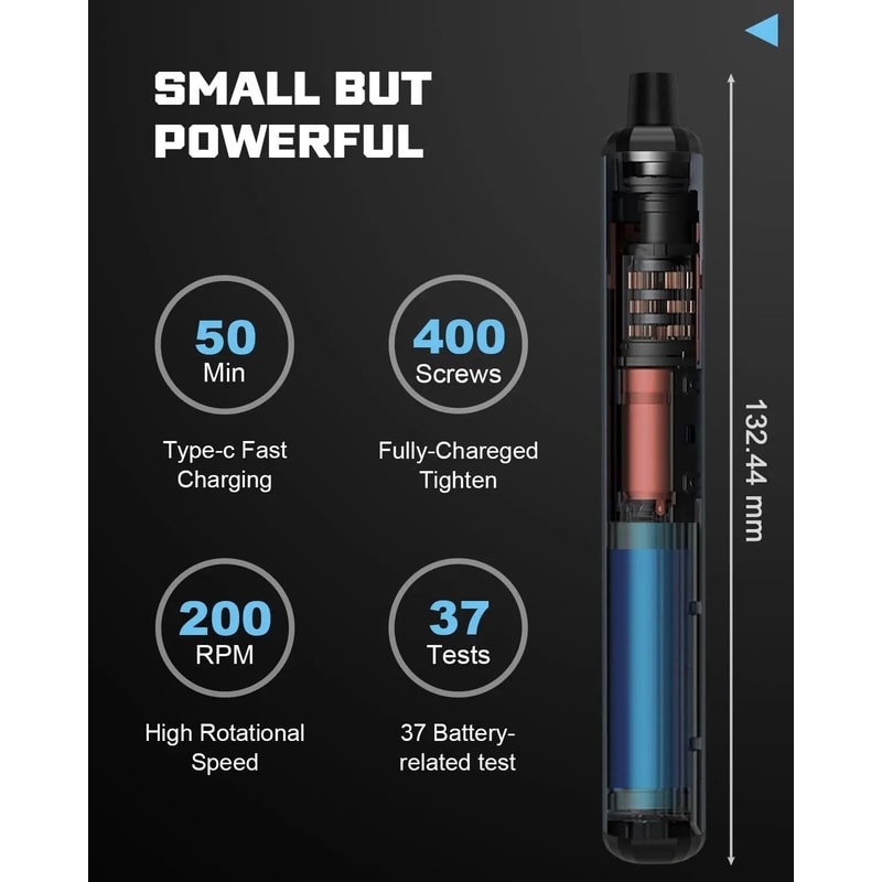 68 In 1 Precision Electric Screwdriver Set With 5 Torque Settings 3