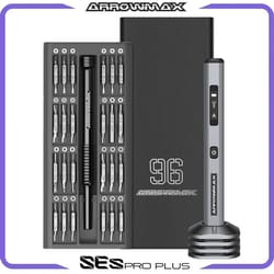 arrowmax ses pro plus precision electric screwdriver set with smart body sensory torque control
