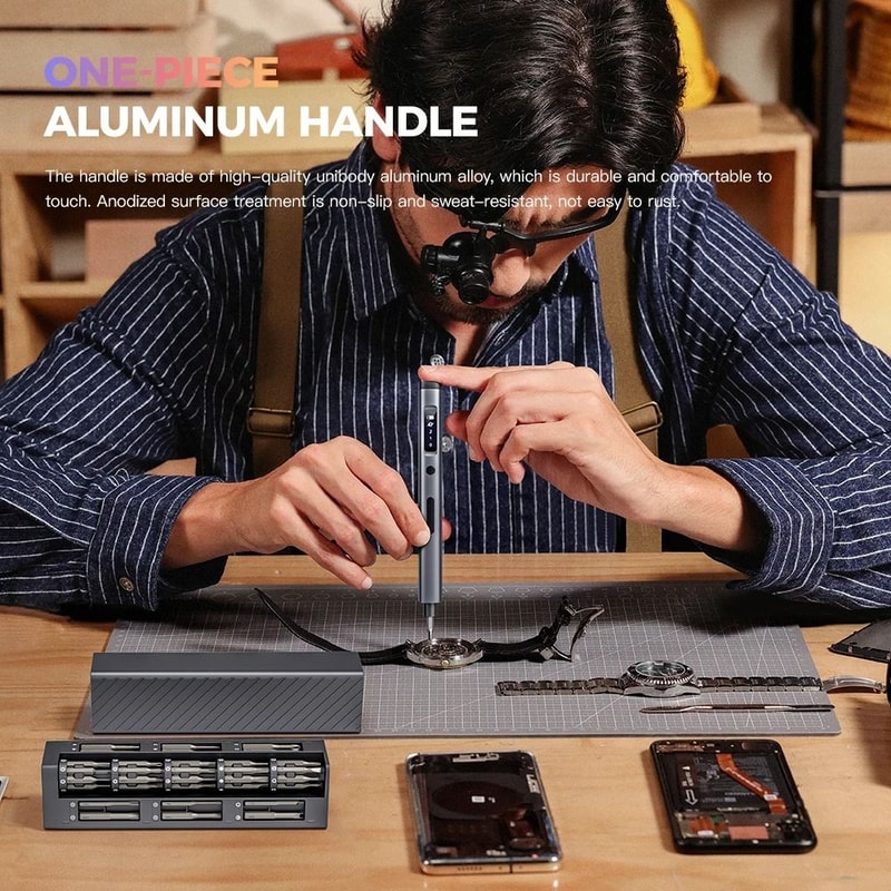 57 In 1 Precision Electric Screwdriver Set Rechargeable Wireless Mini Tool Kit 5