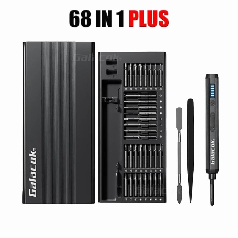 6876 IN 1 Precision Electric Screwdriver Set 5 Levels Adjustable With Fill Light 8