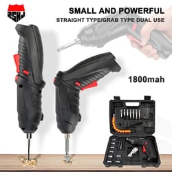 47pcs 3.6v cordless screwdriver set with rechargeable lithium battery