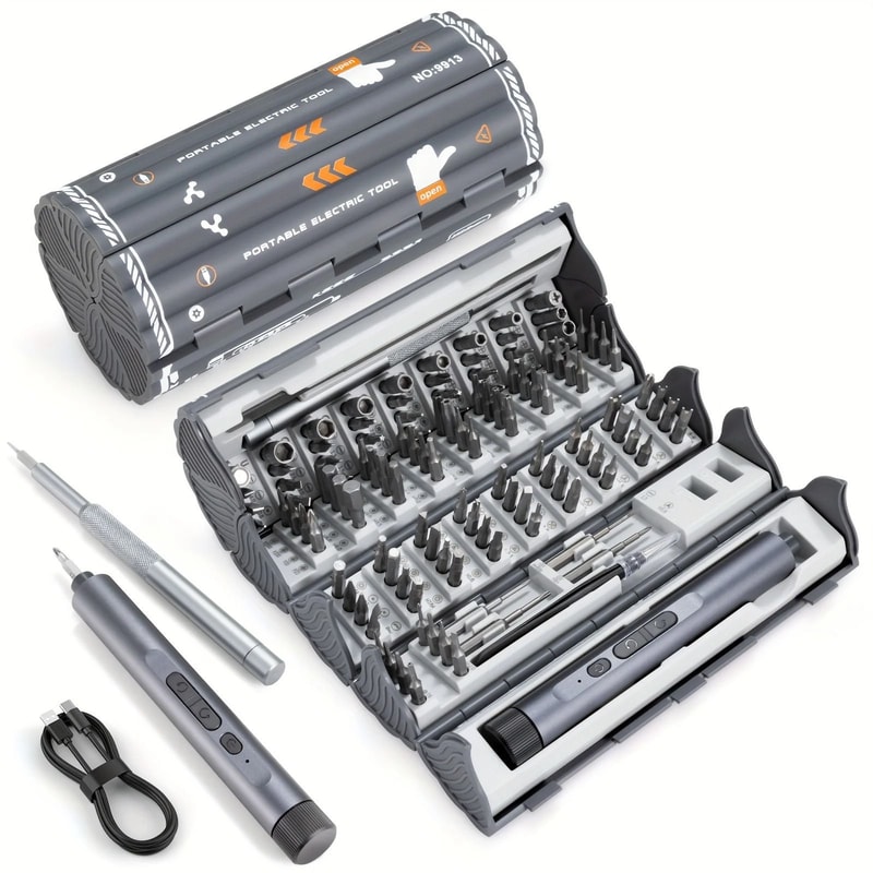 138 In 1 Precision Electric Screwdriver Set Magnetic Alloy Repair Tool Kit 7