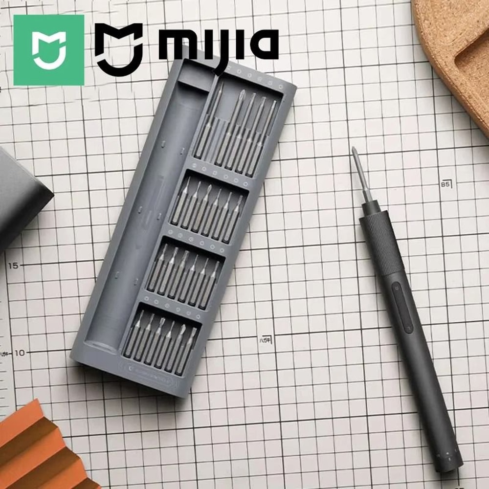 MIJIA Electric Precision Screwdriver Magnetic Kit With 24 S2 Steel Bits 0