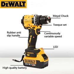 dewalt 20v max xr brushless compact 1/2 in. hammer drill/driver (dcd805)