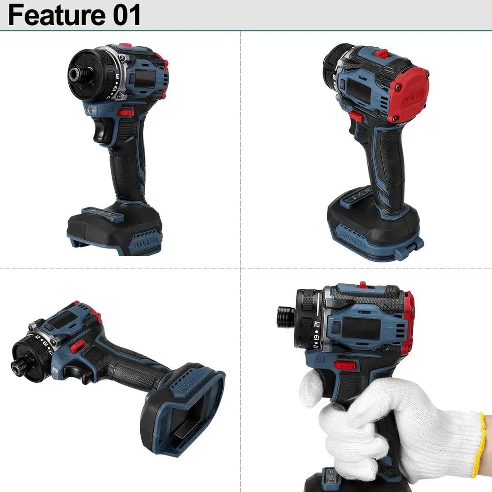 14 Inch 4000rpm Brushless Electric Screwdriver For 18V Battery Systems 1