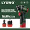 LYUWO Brushless Cordless Electric Screwdriver Kit DrillDriver 2in1 0
