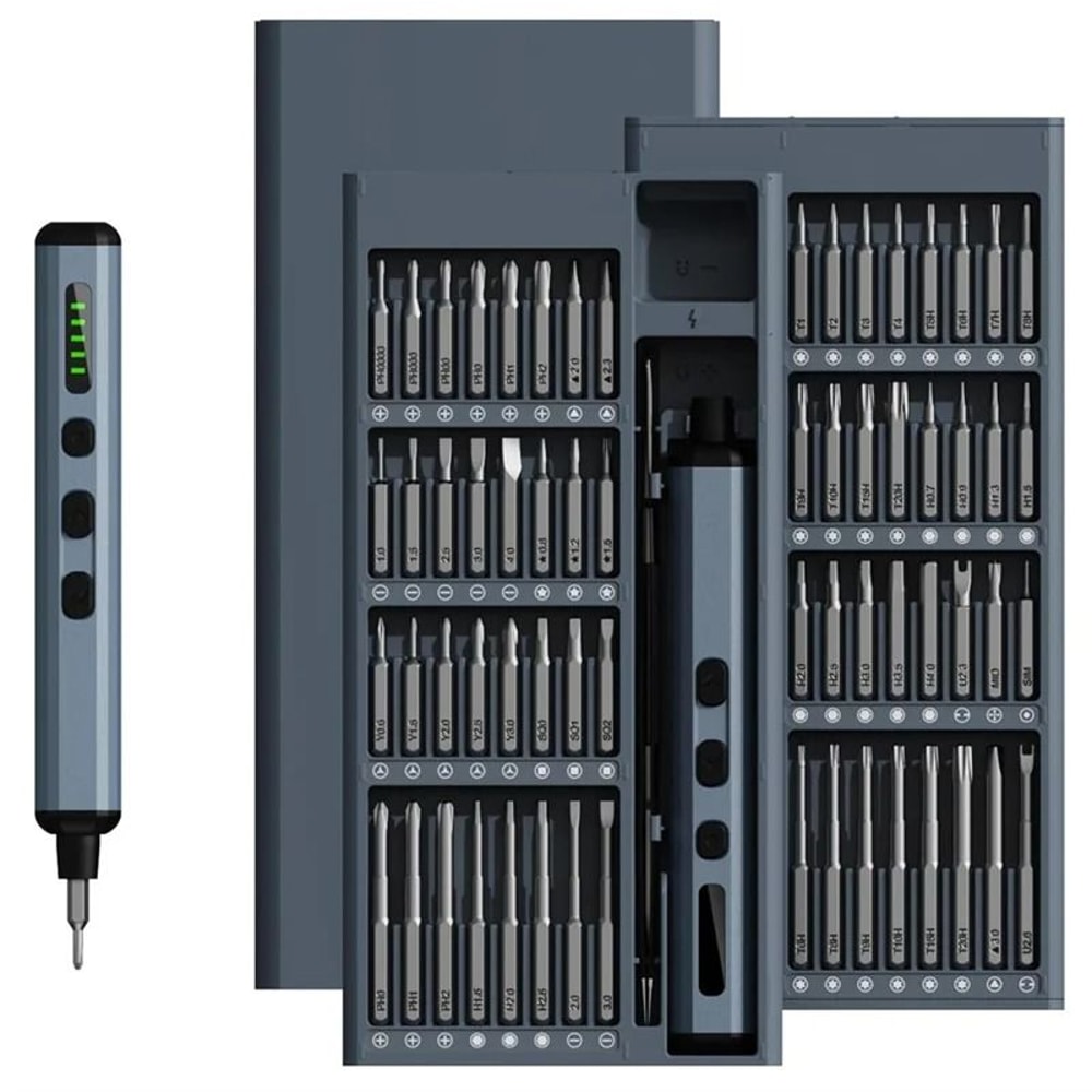 68 In 1 Precision Electric Screwdriver Set With 5 Torque Settings And Magnetic Bits 10