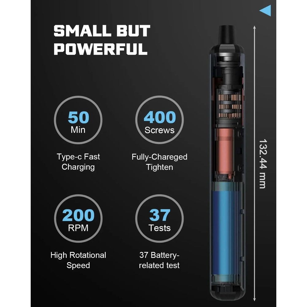 68 In 1 Precision Electric Screwdriver Set With 5 Torque Settings And Magnetic Bits 3