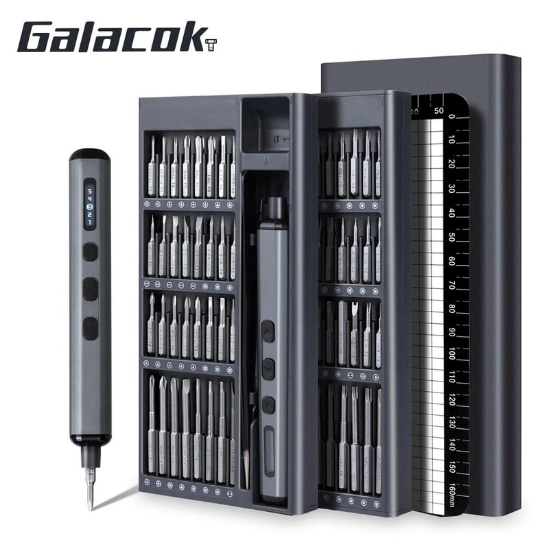 68 In 1 Precision Electric Screwdriver Set With 5 Torque Settings And Magnetic Bits 8