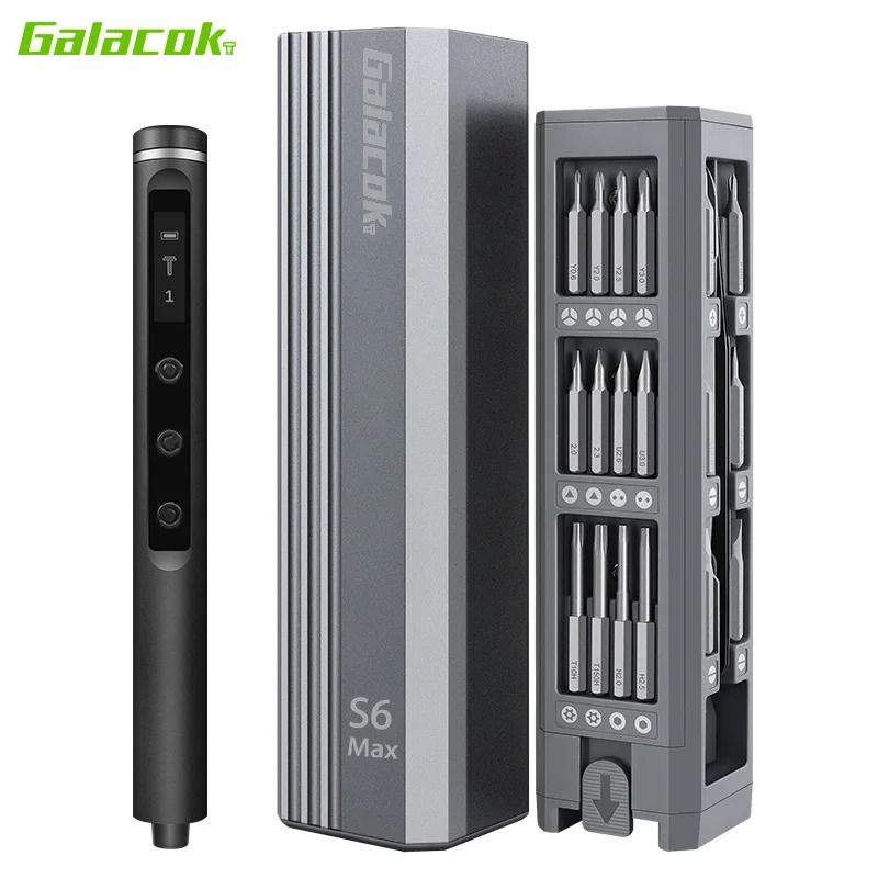 Glacok S6 MAX 5Speed Torque Precision Electric Screwdriver Set DIY 37V Rechargeable 0