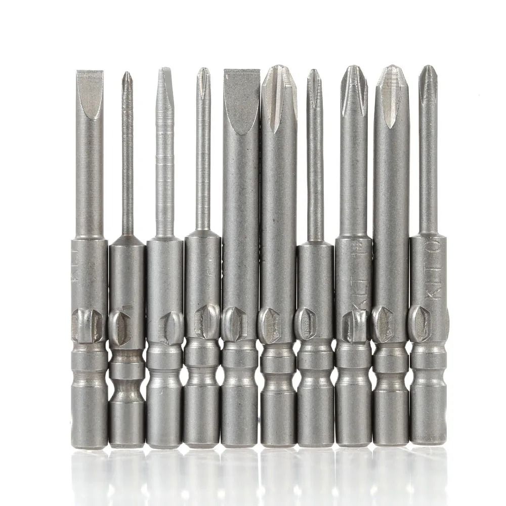 HighQuality DC Powered Electric Screwdriver With 10pcs Bits Stepless Speed Regulation 1